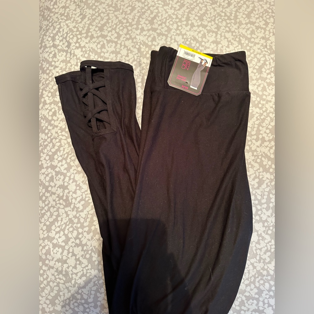 Brand New With Tags Black Leggings